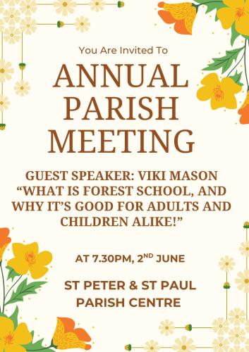 Upcoming Annual Parish Meeting
